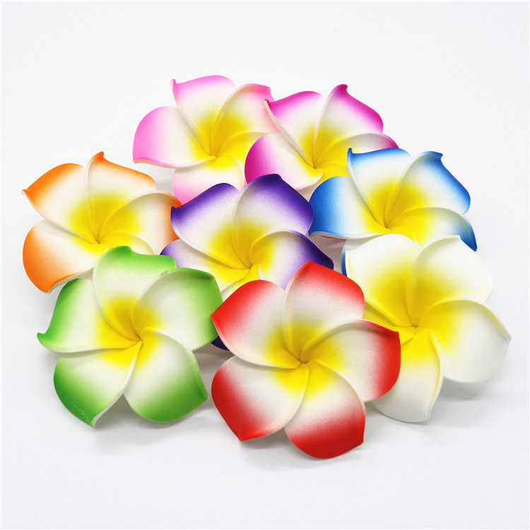 Wholesale lily flower swimwear travel head flower DIY hair accessories milk tea restaurant decoration egg flower