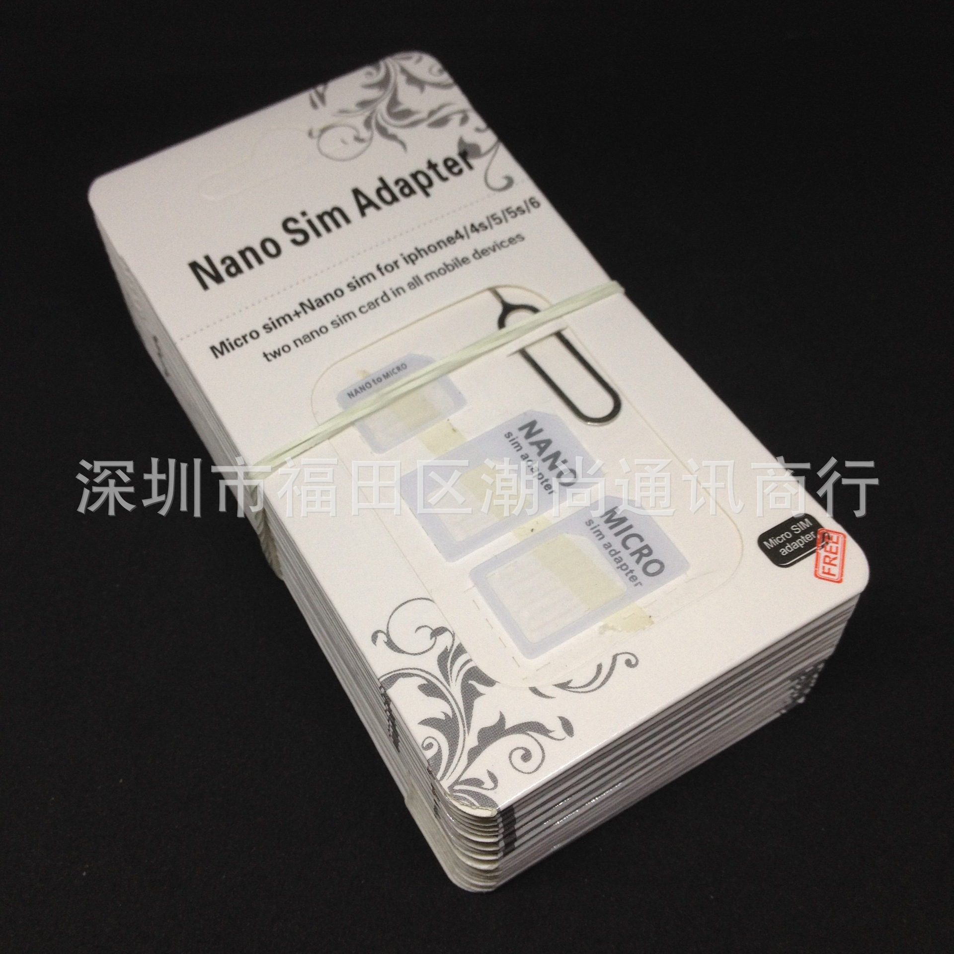 Wholesale logo large quantity in stock Nano sim mobile phone restore card holder mobile phone card holder four-in-one mobile phone card holder