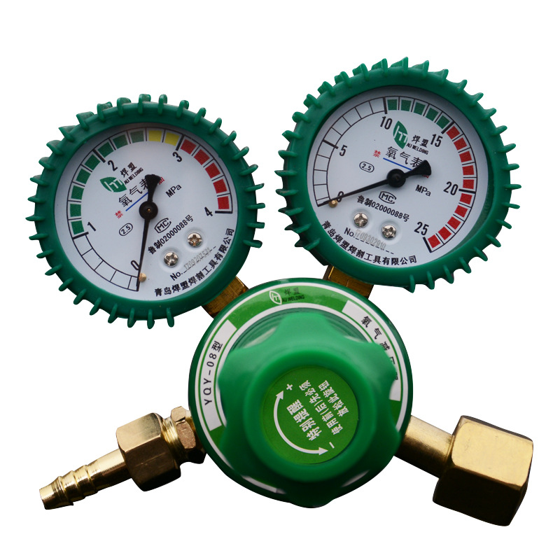 Welding Alliance Shock-Proof Oxygen Meter Propane High-Pressure Reducing Valve Nitrogen Acetylene Reducer Pressure Reducer Gas Pressure Gauge Wholesale