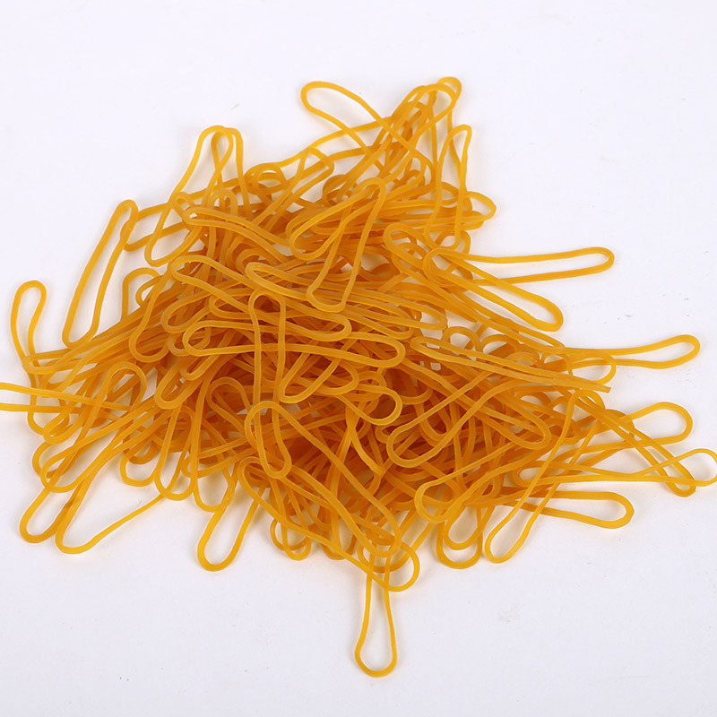 Hot sale 100g bags Yue Yi Gold word rubber band office culture and education bank money binding vegetables high elasticity durable