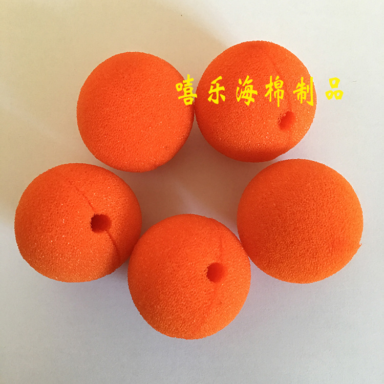 Оранжевый клоунский нос, высокоэластичный оранжевый поролоновый мяч, реквизиты для костюмов клоунов, образовательные игрушки для детей, магические реквизиты