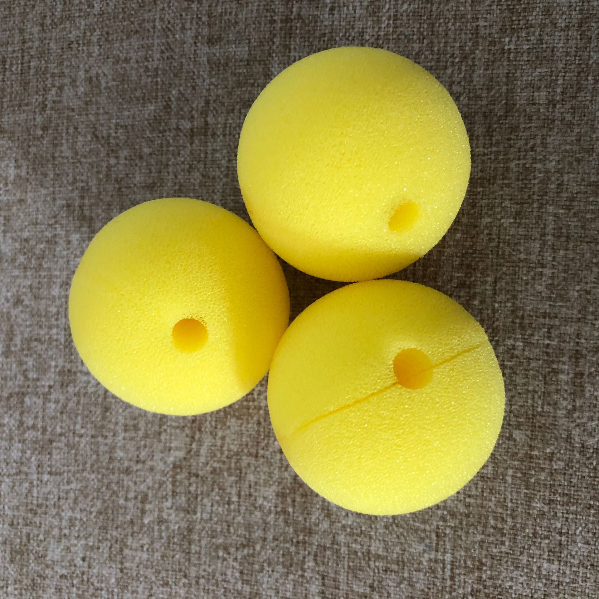 Orange Clown Nose, High-Elastic Orange Sponge Ball Clown Costume Props, Children's Educational Toys, Magic Props