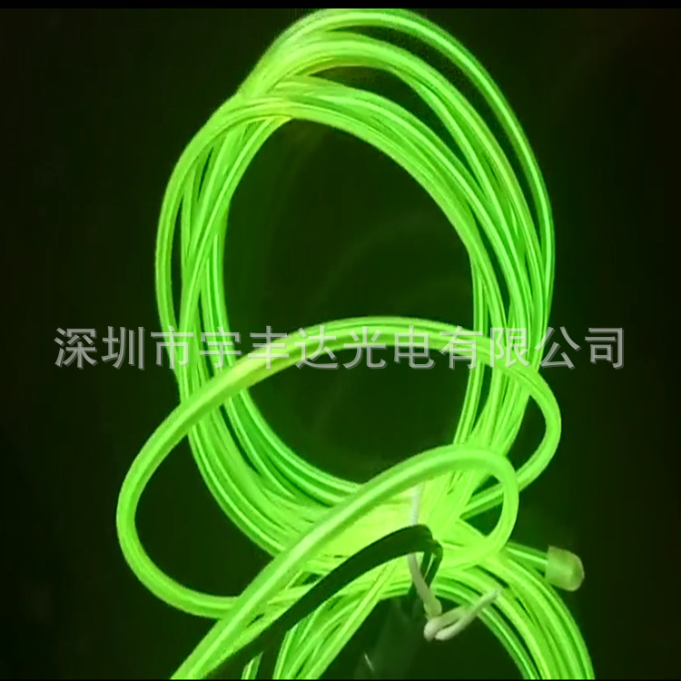 Manufacturer el cold light luminous light 3.2mm wire diameter decorative wire suit color message