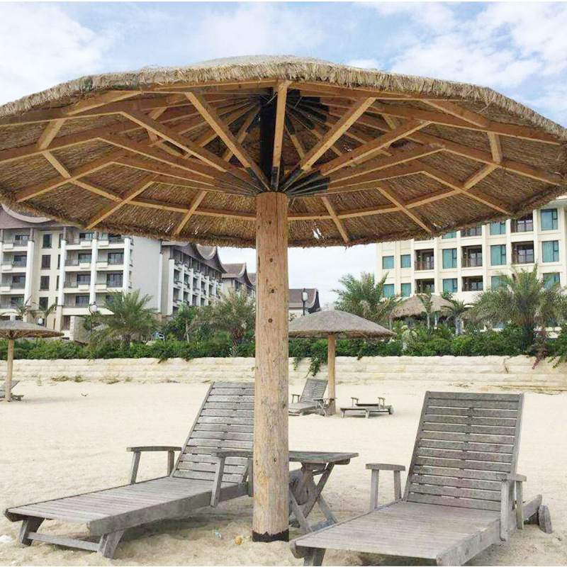 Nongjiale Encrypted Real Thatch Tile Anti-corrosion Natural Thatch Sunflower Leaf Grass Decorative Thatch House Hand-woven Real Thatch