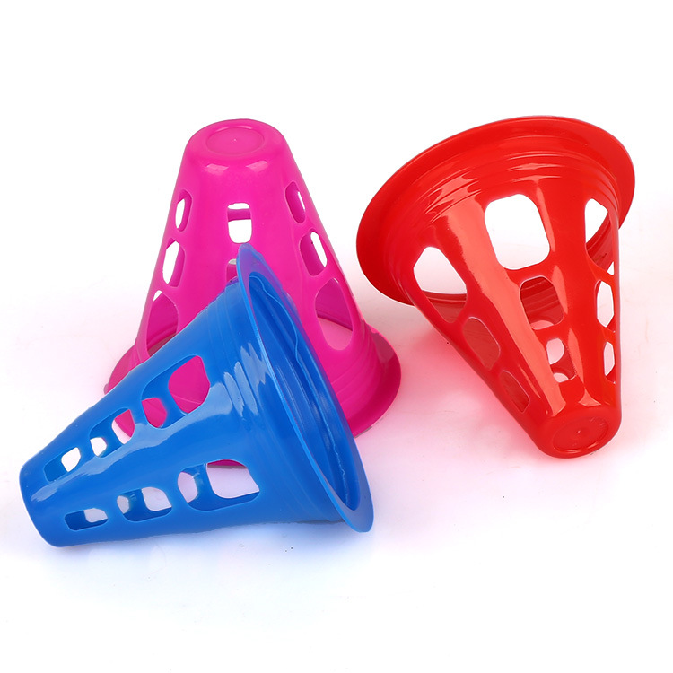 Roller Skating Flat Flower Training Cup Windproof Warrior Roadblock Foot Mark Skates Obstacle Pile Corner Mark Obstacle Props Wrapped Around Flowers