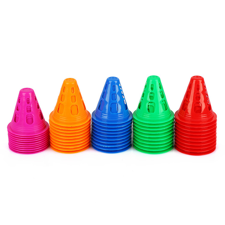 Roller Skating Flat Flower Training Cup Windproof Warrior Roadblock Foot Mark Skates Obstacle Pile Corner Mark Obstacle Props Wrapped Around Flowers