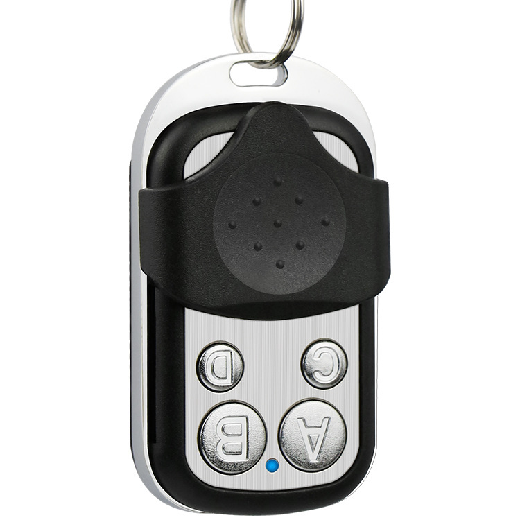 Cross-Border Access Control Clone Copy Remote Control Export 433 Metal Four-Button Garage Door Rolling Code Copy Remote Control