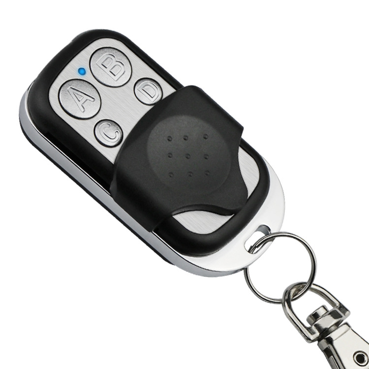 Cross-Border Access Control Clone Copy Remote Control Export 433 Metal Four-Button Garage Door Rolling Code Copy Remote Control