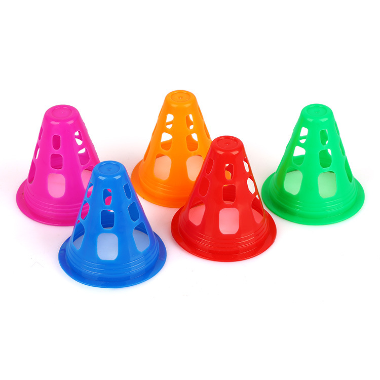 Roller Skating Flat Flower Training Cup Windproof Warrior Roadblock Foot Mark Skates Obstacle Pile Corner Mark Obstacle Props Wrapped Around Flowers