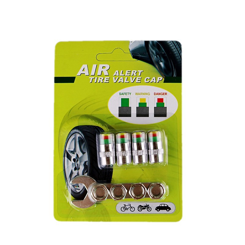 Automobile tire pressure cap tire pressure monitoring cap automobile air pressure detector warning free installation of metal copper core