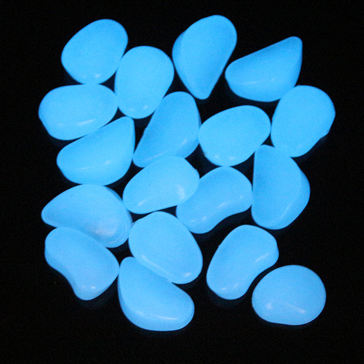 4.5cm Large Colorful Luminous Stone for Gardening and Aquarium Landscaping, Pebbles, 15g Artificial Large Glow-In-The-Dark Stone Wholesale