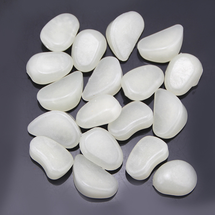 4.5cm Large Colorful Luminous Stone for Gardening and Aquarium Landscaping, Pebbles, 15g Artificial Large Glow-In-The-Dark Stone Wholesale