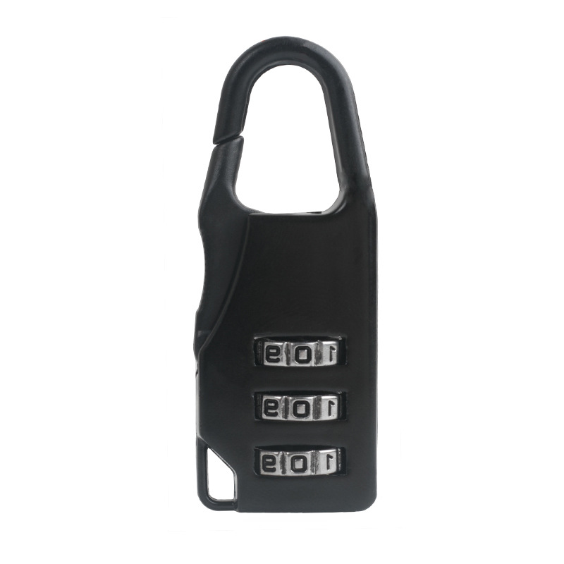 Cross-Border Spot Zinc Alloy Password Lock Padlock Luggage Anti-Theft Lock Backpack Padlock School Bag Pencil Case Stationery Mini Lock