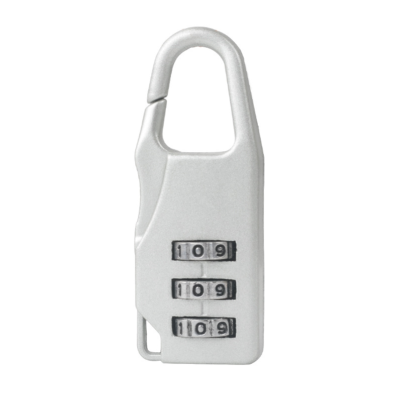 Cross-Border Spot Zinc Alloy Password Lock Padlock Luggage Anti-Theft Lock Backpack Padlock School Bag Pencil Case Stationery Mini Lock