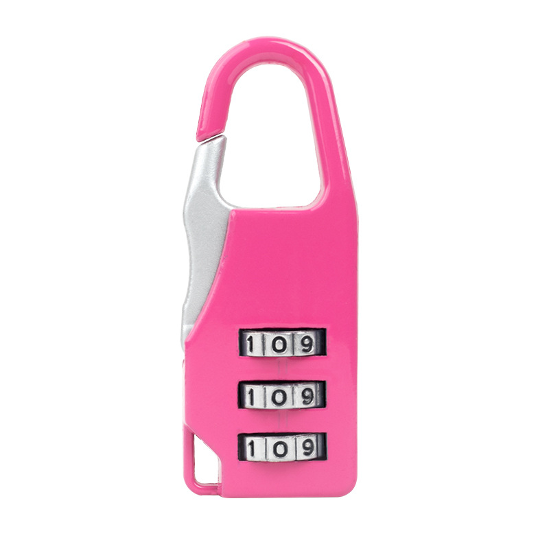 Cross-Border Spot Zinc Alloy Password Lock Padlock Luggage Anti-Theft Lock Backpack Padlock School Bag Pencil Case Stationery Mini Lock