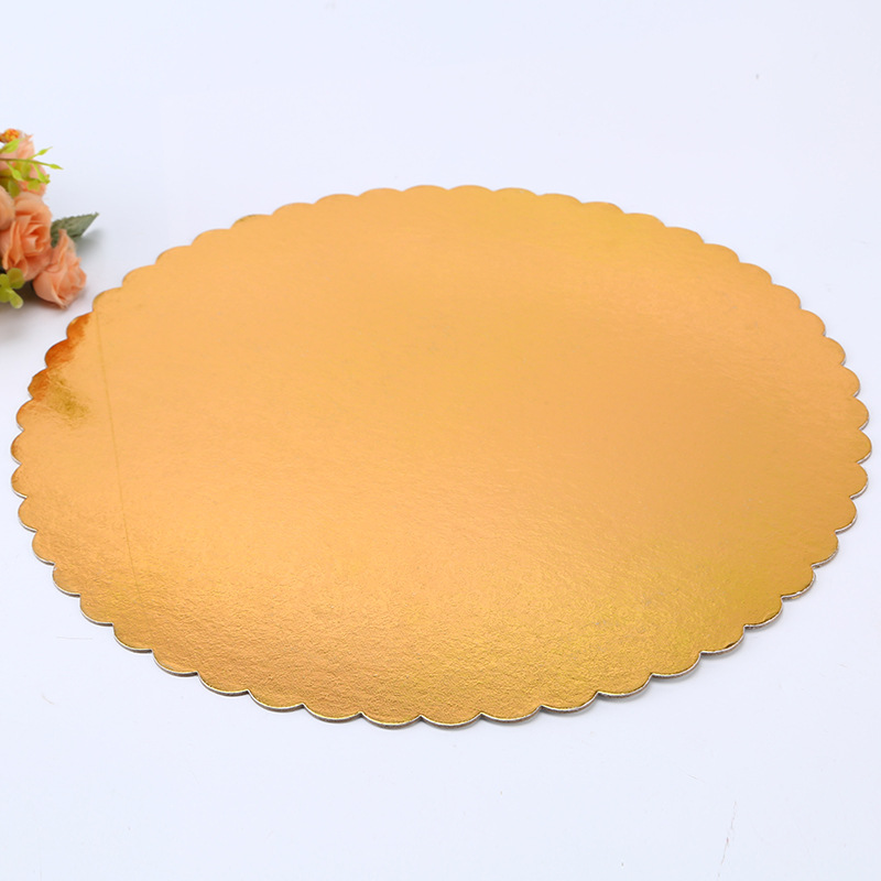Factory Direct Sales Thickeneded Cake Paper Tray 2mm Cake Paper Base Tray Paper Base Wholesale Round Thickeneded Tray