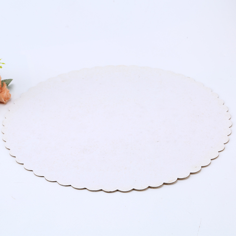 Factory Direct Sales Thickeneded Cake Paper Tray 2mm Cake Paper Base Tray Paper Base Wholesale Round Thickeneded Tray