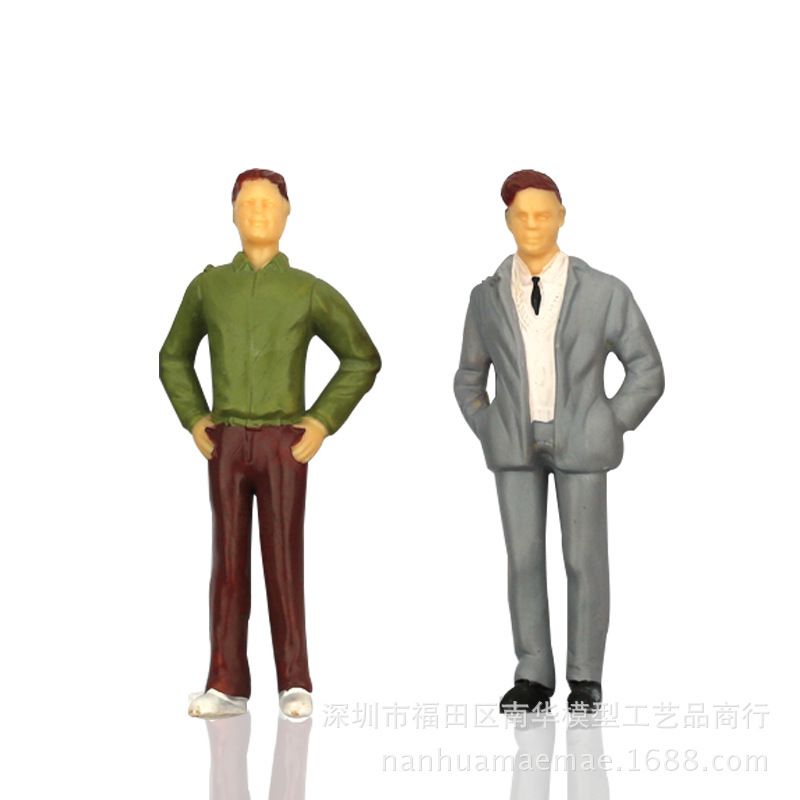 Wholesale diy sand table character model color villainy mini sand table model person Scene Model background character