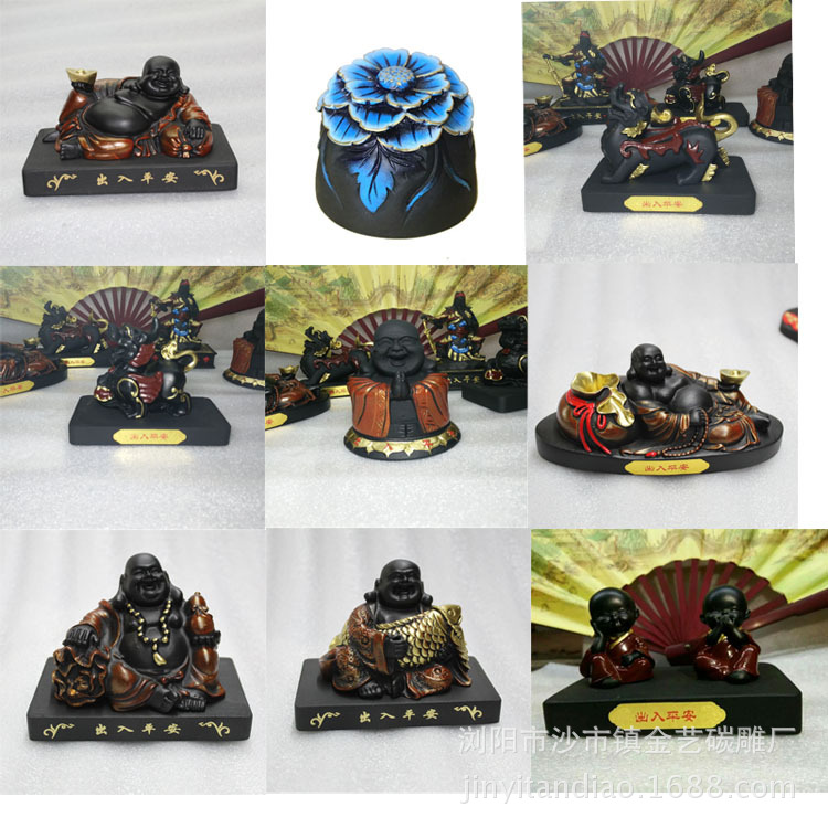 Carbon Carving Car Ornaments Safe Business Gifts Activated Carbon Carving Crafts