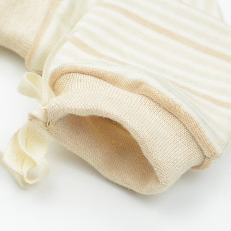 Baby gloves newborn anti-scratch face gloves baby cotton tether adjustable thin spring and autumn wholesale manufacturers