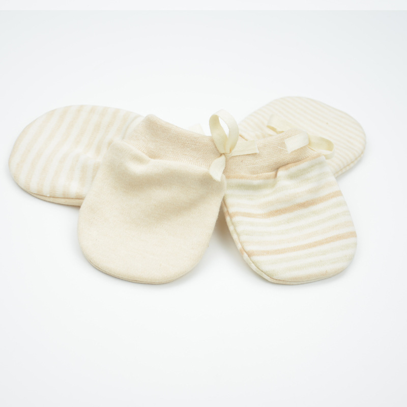 Baby gloves newborn anti-scratch face gloves baby cotton tether adjustable thin spring and autumn wholesale manufacturers