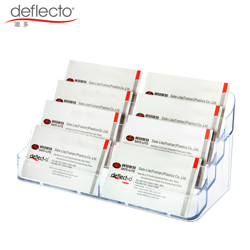 Dido Производитель Оптовая Продажа Четырехслойная Многоуровневая Коробка для Визиток Прозрачный Держатель для Визиток Офисная Выставка Готовый Запас