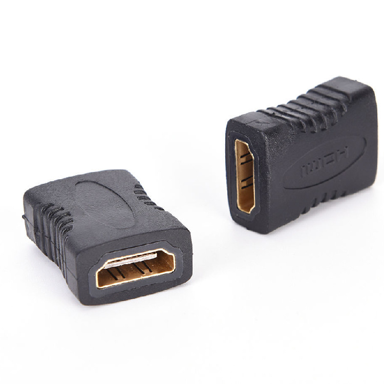 HDMI straight-through head HDMI HD cable extension female-to-female extension head docking male-to-female head