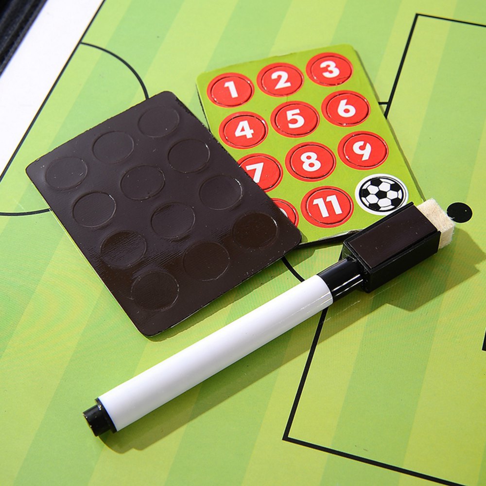 75% off Leather Football Tactical Board Competition Coach Tactical Board Professional Board Event Leather Semi-Wholesale Foldableable