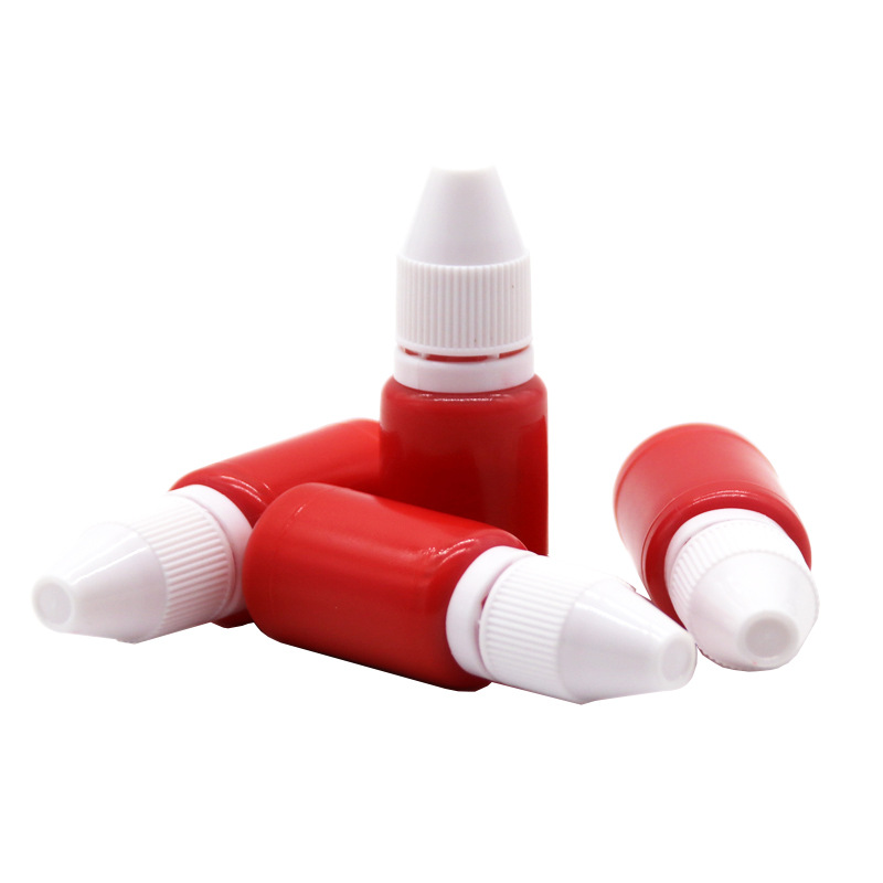 Qixing Starlight Sensitive Ink E-Commerce Small Bottle 10ml Signature Photosensitive Seal Ink Color Photosensitive Seal Ink