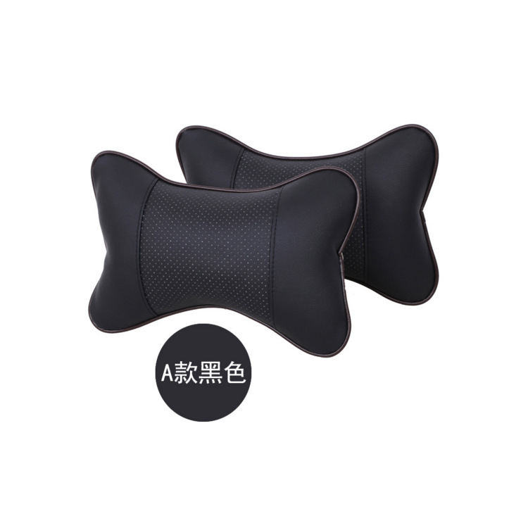 Car Interior Supplies Car Neck Pillow Car Danny Bone Pillow Four-Season Universal Car Cushion Car Pu Headrest