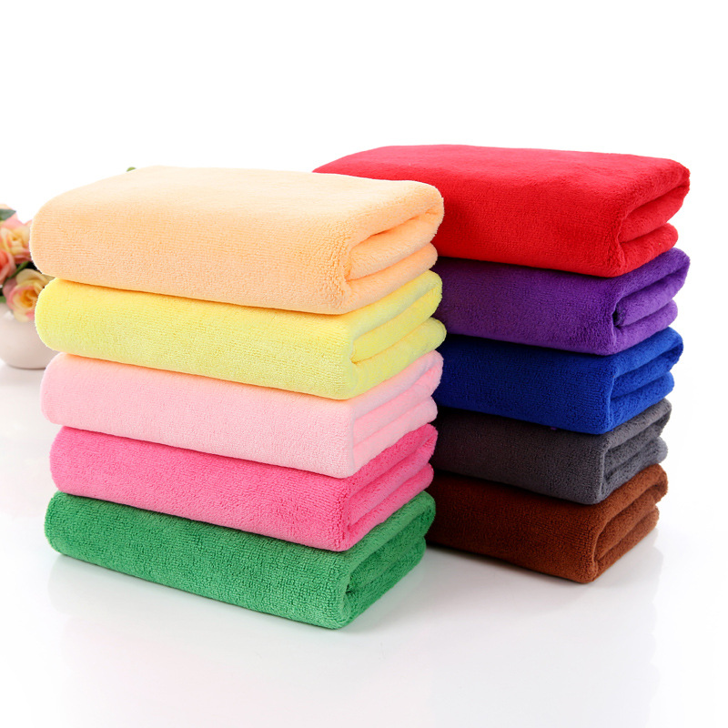 Beauty Salon Barber Shop Dry Hair Towel Hair Salon Baotou Housekeeping Cleaning Absorbent Thickened Microfiber Towel Wholesale