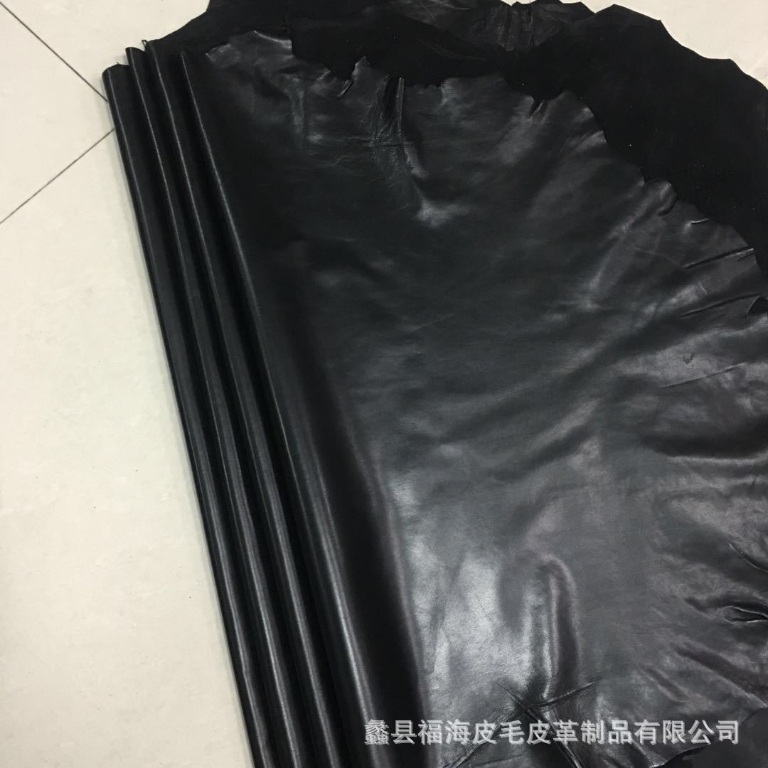 Manufacturer Exports 0.8mm Thick Pure Eco-Friendly Goatskin Suitable for Making Coats and Jackets, Cross-Border Hot-Selling Fabric
