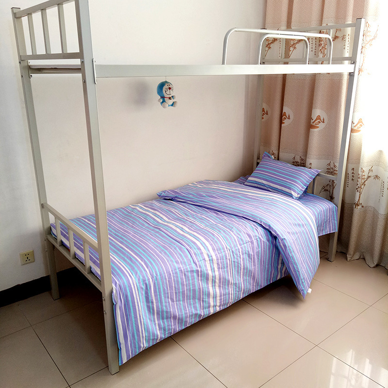 Pure Cotton Student Dormitory Three-Piece Bedding Set, Apartment Sheets, Quilt Cover, Four-Piece Set, Quilt Cover, Pillowcase Wholesale