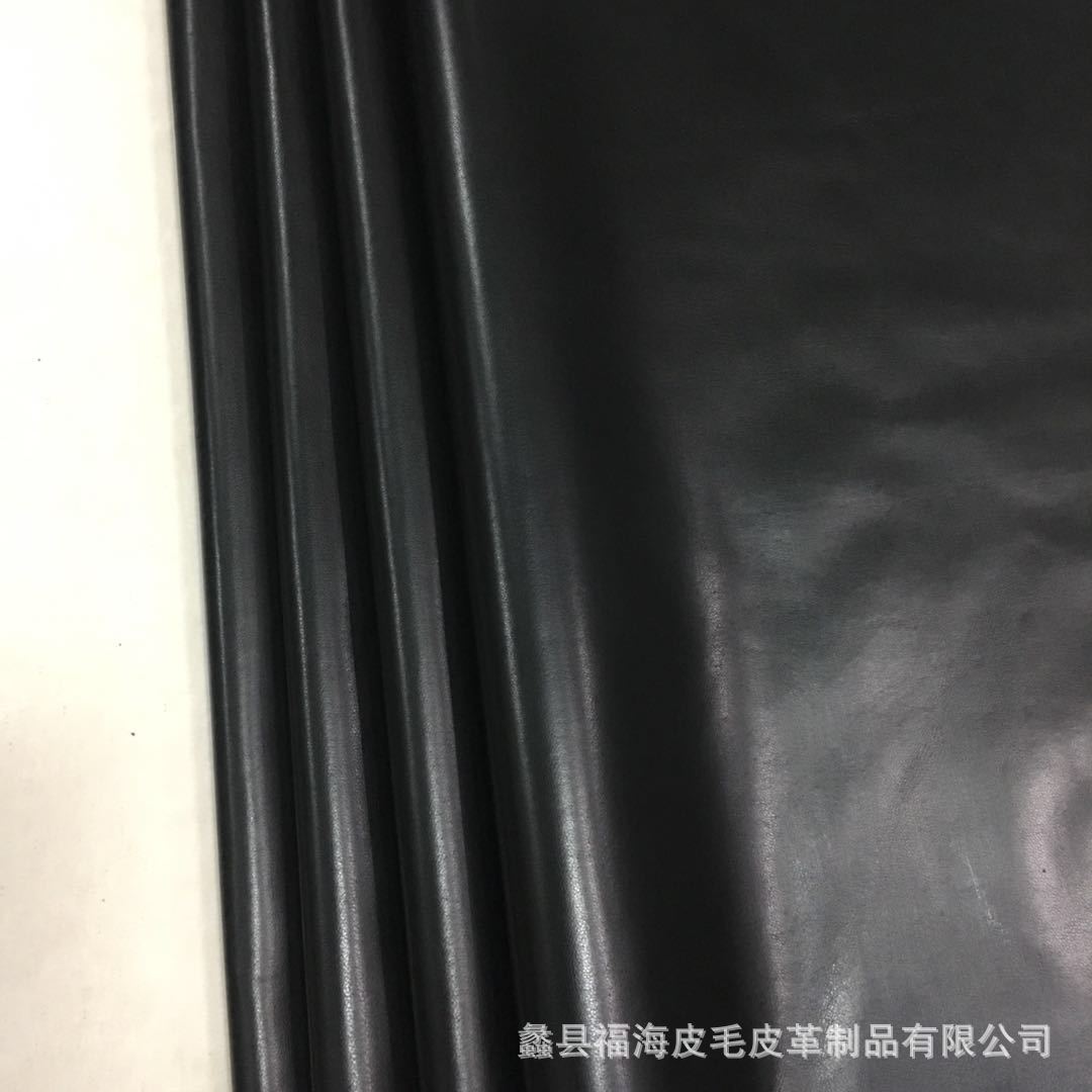 Manufacturer Exports 0.8mm Thick Pure Eco-Friendly Goatskin Suitable for Making Coats and Jackets, Cross-Border Hot-Selling Fabric
