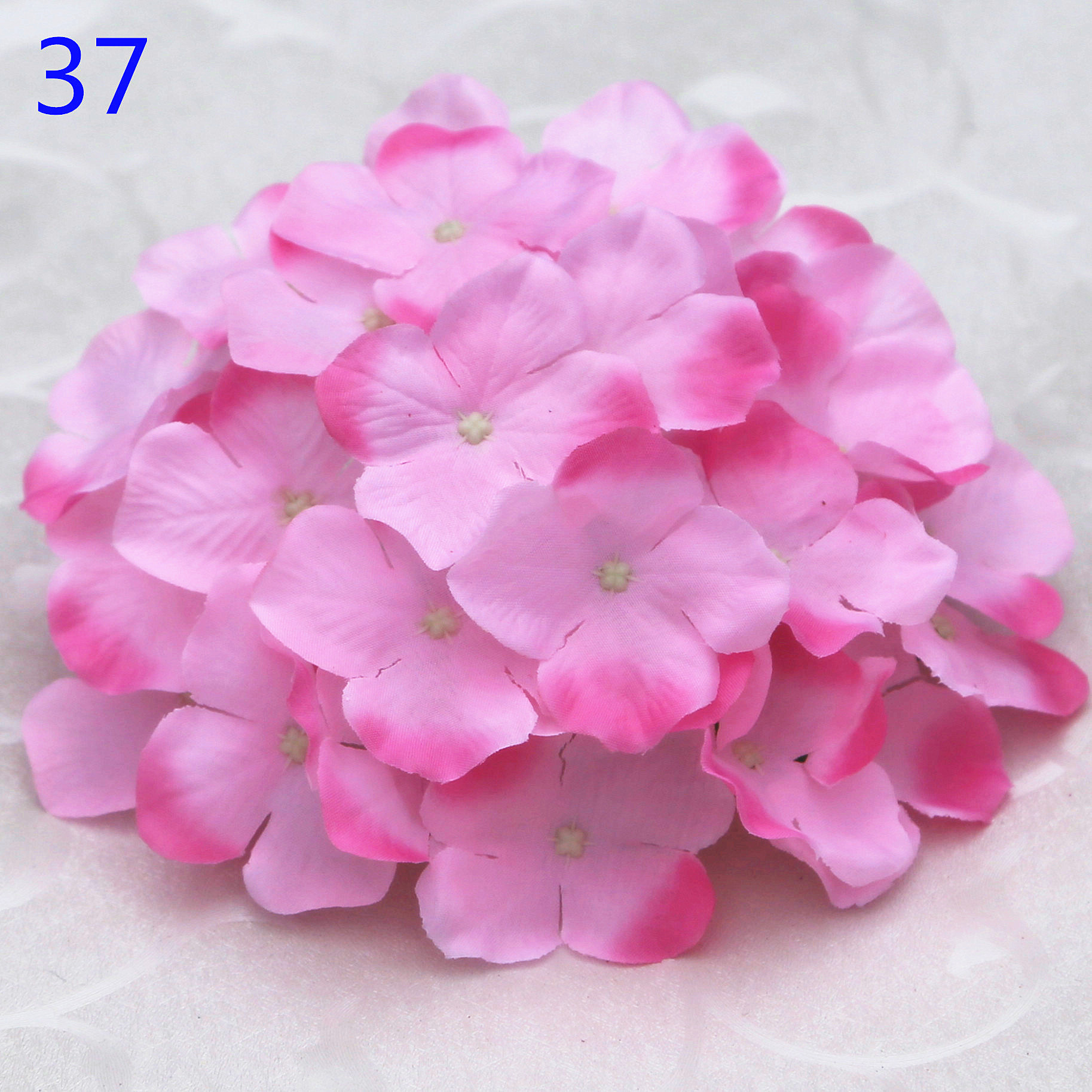 Factory direct selling simulation hydrangea flower hydrangea flower 27 Fork Big hydrangea simulation hydrangea head 37 color