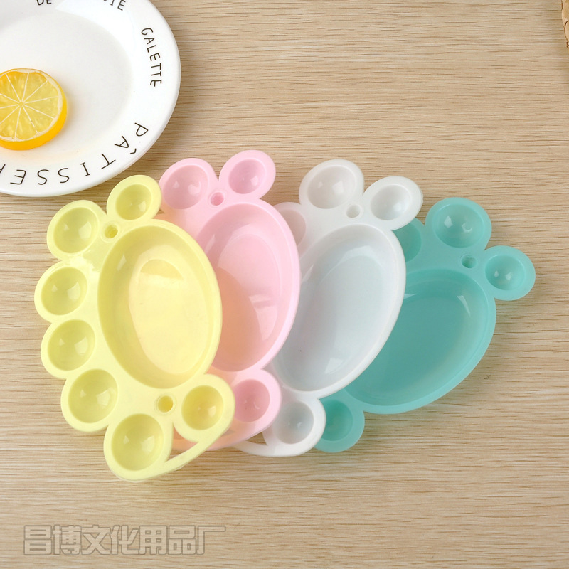 Детская ручная работа, граффити, цветная палитра для маленьких ног, доска для масла