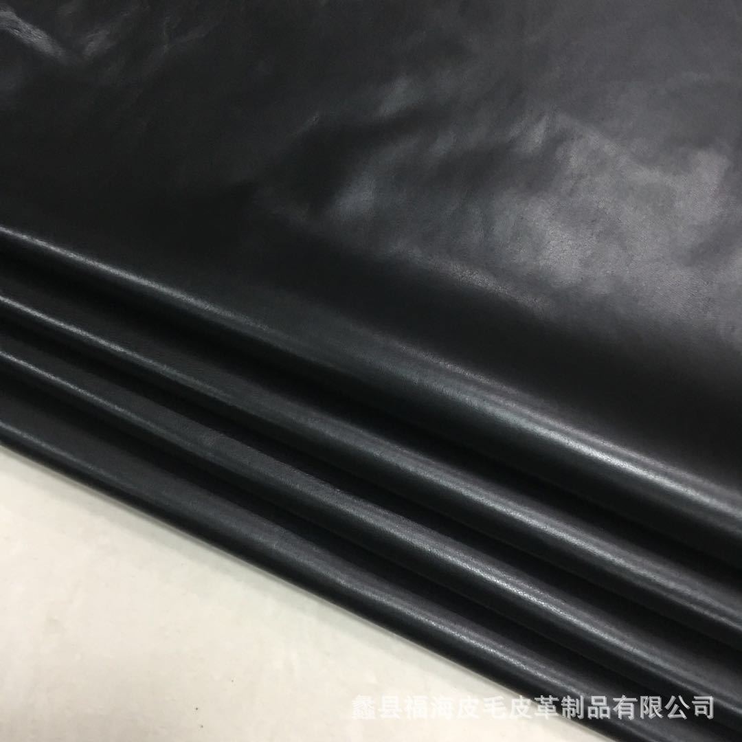 Экспорт 0.8мм толстая чистая эколо-гически чистая козья кожа, подходит для изготовления пальто и курток, популярная ткань для трансграничной торговли