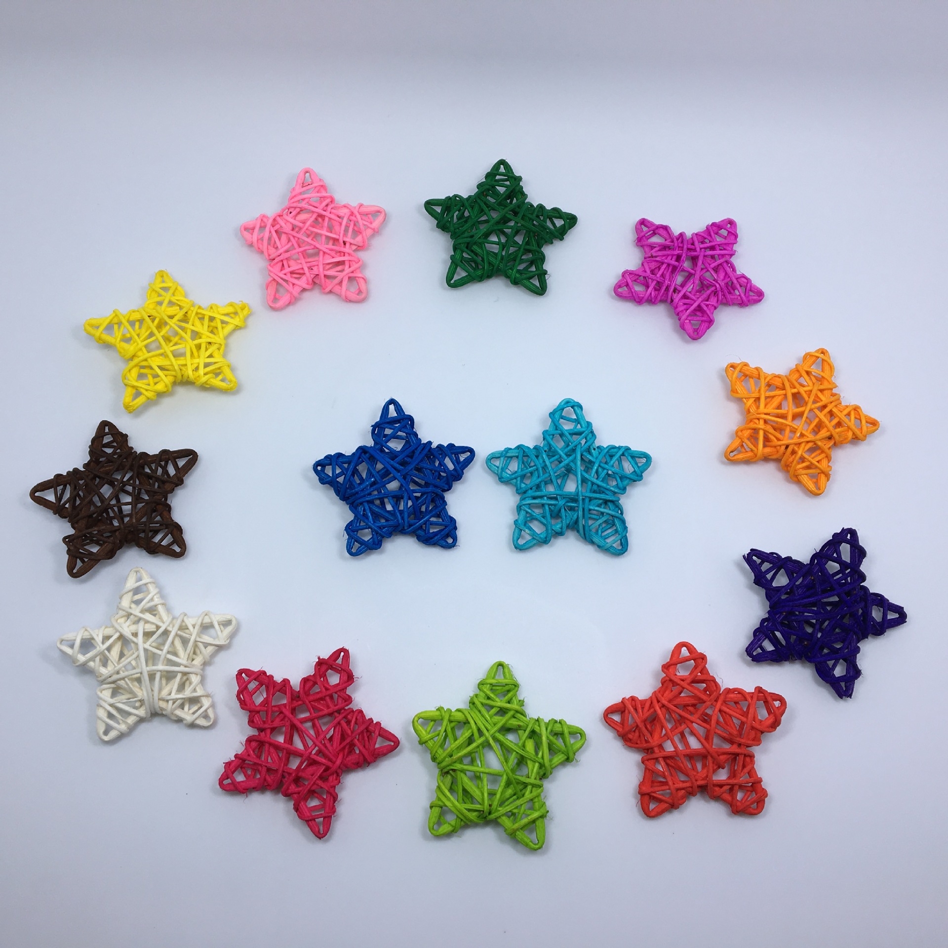 6 см ротанговая пятиконечная звезда, рождественская звезда, оформление класса детского сада, украшение для торгового центра