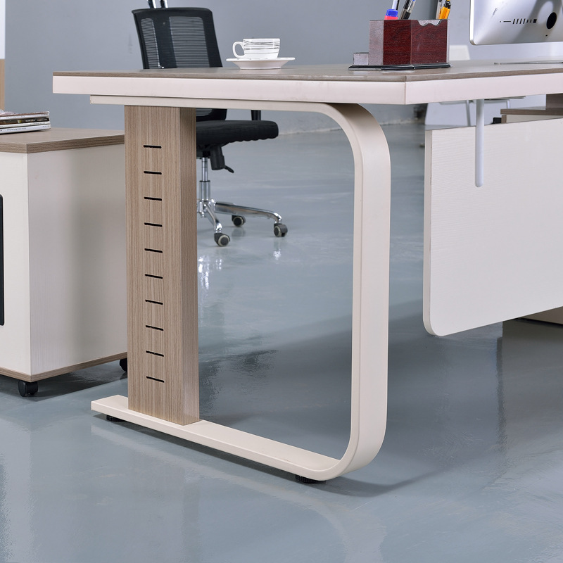 Simple modern office desk and chair combination executive desk office new Chinese style light luxury boss desk