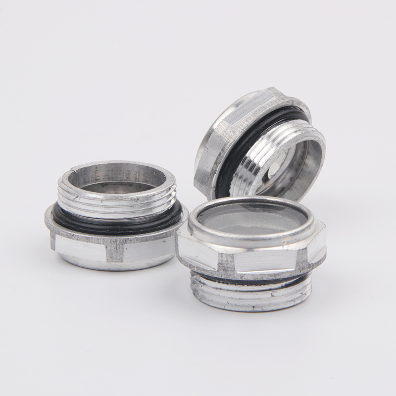 Factory Direct Sales AluMinuM Alloy Oil Mirror M24*1.5 Oil Mark/oil Window/oil Mirror/screw-in Oil Mirror/oil Level Mirror