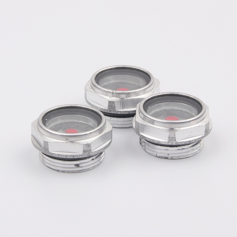 Factory Direct Sales AluMinuM Alloy Oil Mirror M24*1.5 Oil Mark/oil Window/oil Mirror/screw-in Oil Mirror/oil Level Mirror