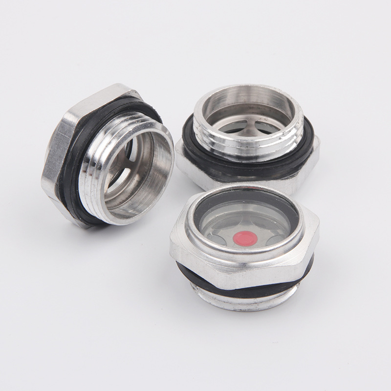 Factory direct aluminum alloy oil mirror M27 * 1.5 Oil Standard/oil window/oil mirror/screw-in oil mirror/oil level mirror