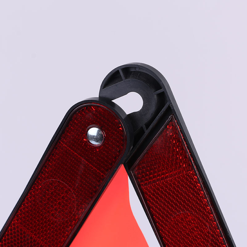 Plastic triangle warning sign warning frame pvc reflective warning sign traffic safety car parking tripod warning sign