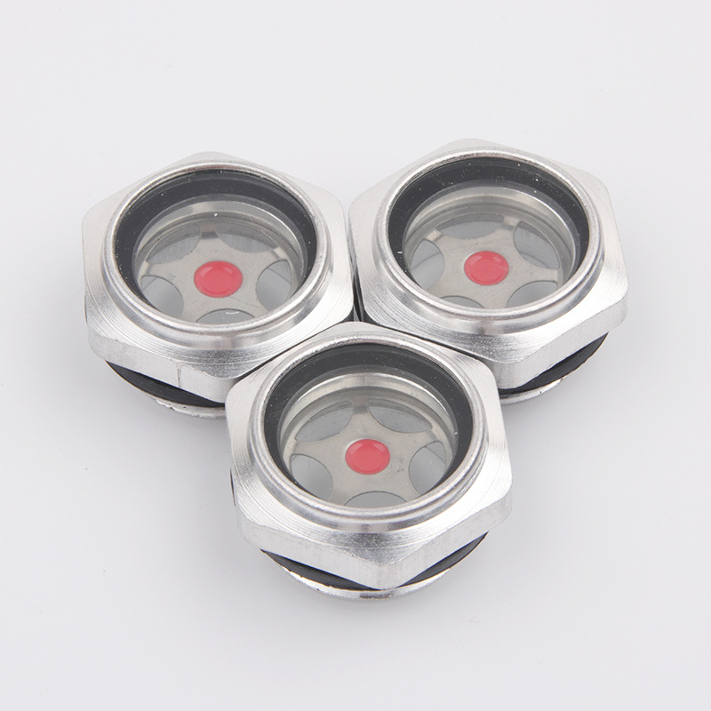 Factory direct aluminum alloy oil mirror M27 * 1.5 Oil Standard/oil window/oil mirror/screw-in oil mirror/oil level mirror