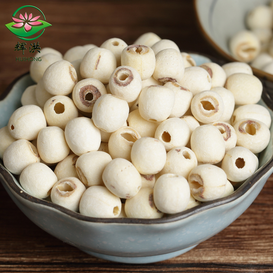 Huihonglianye Сяньтан семена лотоса большие очищенные белые семена лотоса Инч Санлиань свежие сухие товары оптом