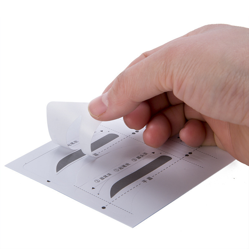 Factory wholesale eyebrow card thrush tool word eyebrow card eyebrow patch eyeliner card thrush card