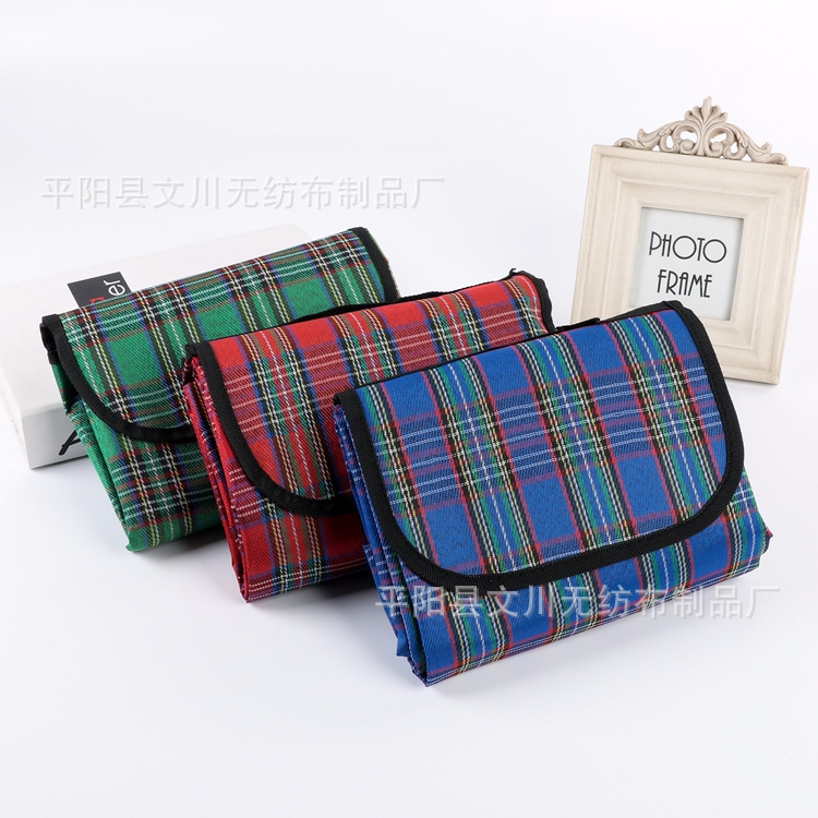 Готовый к продаже коврик для пикника, водонепроницаемый и влагозащитный, складной, из полиэстера, для кемпинга