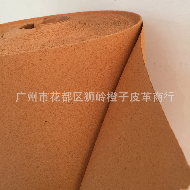 B leather Bran paper recycled leather belt material luggage handbag accessories Black yellow material wholesale and retail