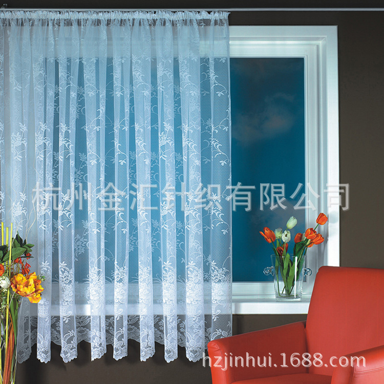 Прозрачная белая кружевная занавеска, оконная сетка, занавеска от пола до потолка, для больших эркерных окон