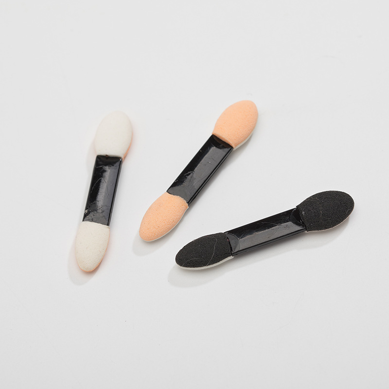 Factory direct Korean double head color latex Cotton Eye Shadow Stick New Beauty Eye Shadow Brush tools wholesale